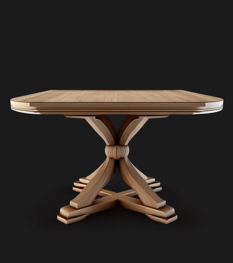 Round Steel Tea Table